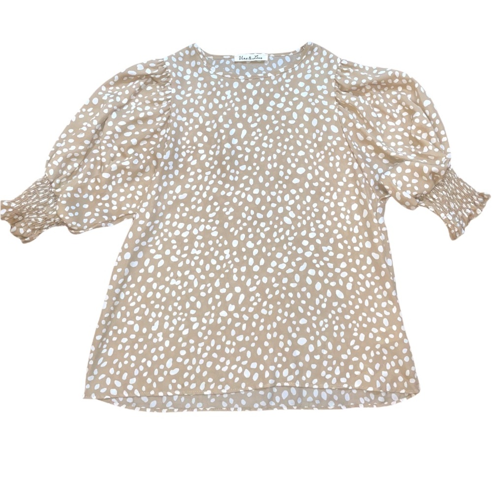 Vine & Love polka dot blouse